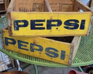 Vintage Pepsi crates