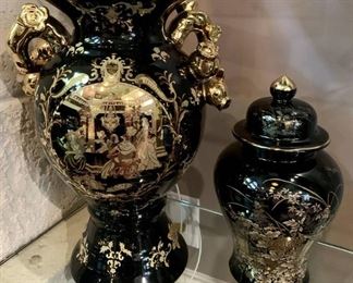 A Pair of Urn Style Vases