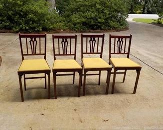 Antique Auto Fold Leg O Matic Dining Chair