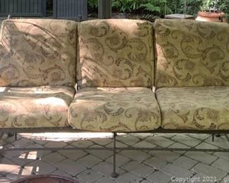 Cast Aluminum Outdoor Sofa