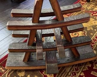 Unique Wood Wine Rack Handcrafted by Lakeside Woodworks
