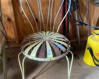 Metal vintage chair