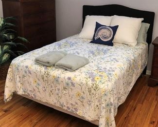 Full size bed and head board
