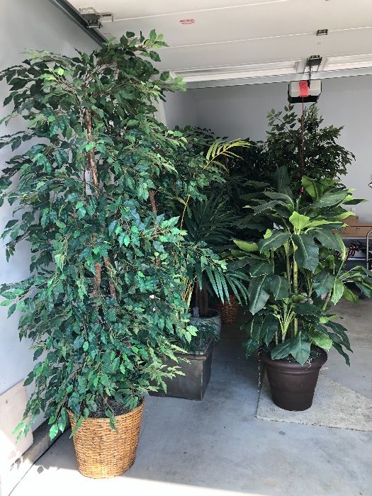 Huge 10 to 15 foot artificial plants. All Shapes and sizes 