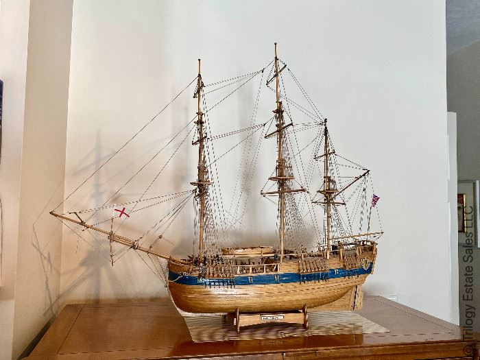 Endeavour ship model