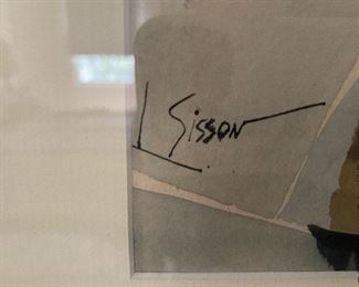 Laurence P. Sisson Original Watercolor