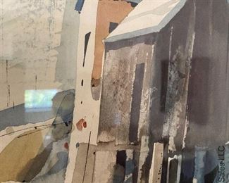 Laurence P. Sisson Original Watercolor