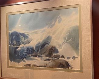 Laurence P. Sisson Original Watercolor