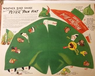 Vintage Weather Bird Shoes Disney Peter Pan Hat from Bill's Vandalia MO Shoe Store