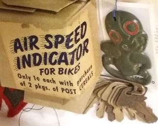Vintage Air Speed Indicator for Bikes in package