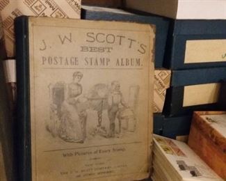 J.W. Scott's Postage Stamp Album