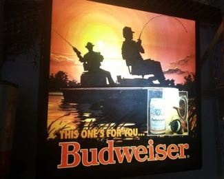 Many Breweriana Beer Signs, some Lighted, Neon, Vintage