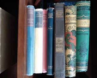 Part of wall full of antiquarian books