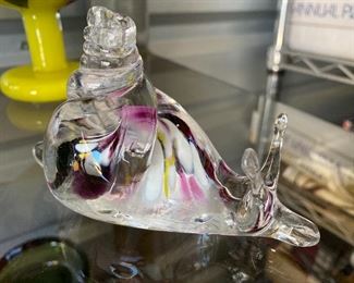 FINLAND Art Figurine Glass