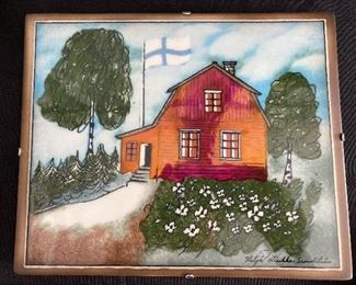 Vintage Arabia Finland Helja Liukko-Sundstrom Art Tile