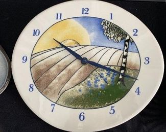 Vintage Arabia Finland Helja Liukko-Sundstrom           Art Tile Clock. $75
