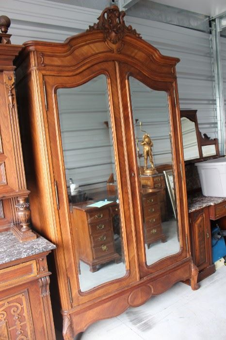 This armoire was imported from France.