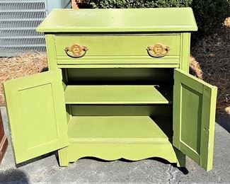 BEAUTIFUL GREEN CABINET
