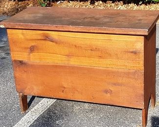 ANTIQUE MULE FEED CHEST