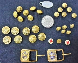 BOY SCOUTS MILITARY BUTTONS