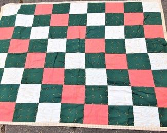 HAND SEWN QUILT