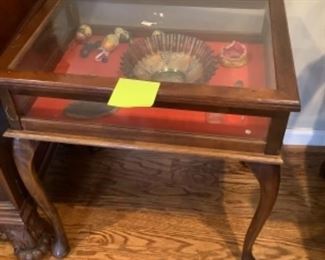 Curio table (contents not for sale) 