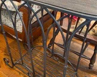 Great wood and metal table