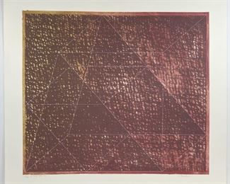 Jack Tworkov Lithograph #11/20 "LP#2 - Q2-75" 1975