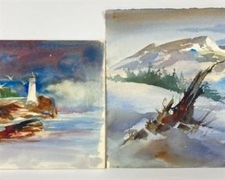  (2) Jon Arfstrom Watercolor 1978
