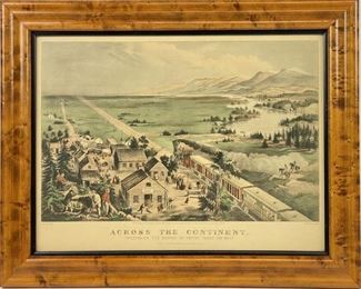Currier & Ives Hand Colored Lithograph