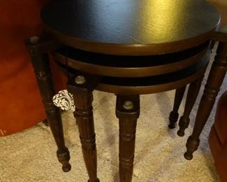 Vintage Round Stacking Tables