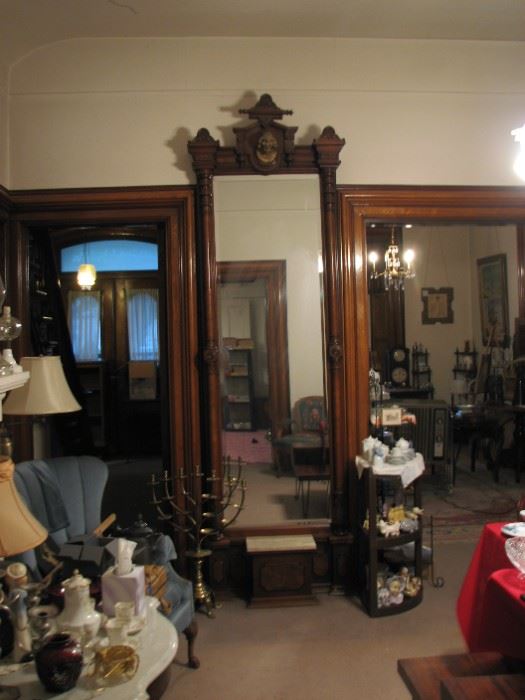 Huge Victorian Pier/Hall Mirror