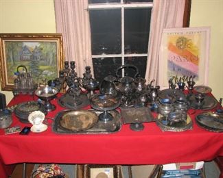 lots of silver plate (some is pretty nice stuff)