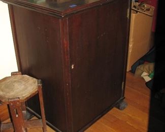 cabinet with unique claw feet