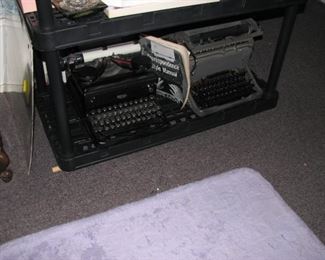 2 old typewriters