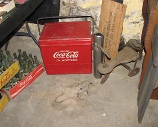 nice old coke cooler