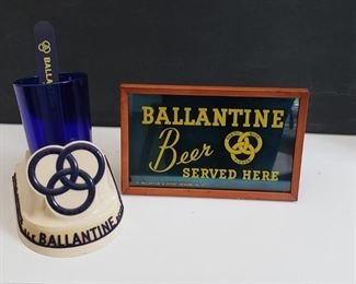 Vintage Ballantine Sign ad Display 