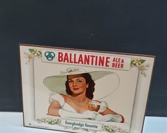 Vintage Ballantine Sign 