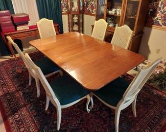 Duncan Phyfe Table & 6 Chairs