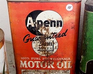 Vintage collectable A-penn motor oil (1 gallon)