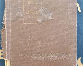 1 of 3  -  1923 A Christmas Carol and The Cricket on the Hearth by Charles Dickens