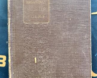 1 of 5 -  1926 Browning's Shorter Poems  