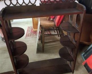 1950 Mirrored Back Wood Shadow Box