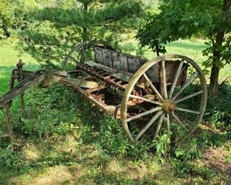 Wooden Wheel Farm Equipment