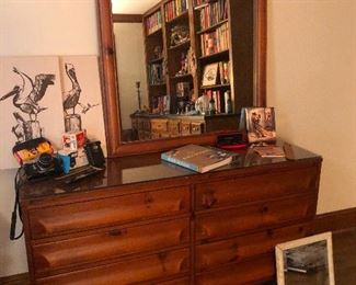 this is a super cool MCM dresser I forgot the name of the designer but it's a cool designer you need this