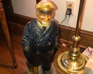 he seems happy for a man with a missing leg