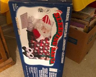 since when does santa sleep