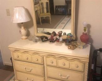 dresser mirror not reflecting the vampire sitting in the chair there