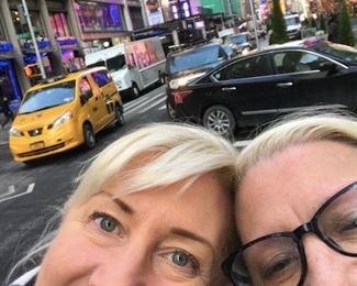 Cher and me in NYC 2019