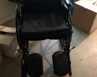 Wheelchair with footrest